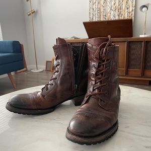 Mens Freebird Boots by Steve Madden - Jax - Cognac